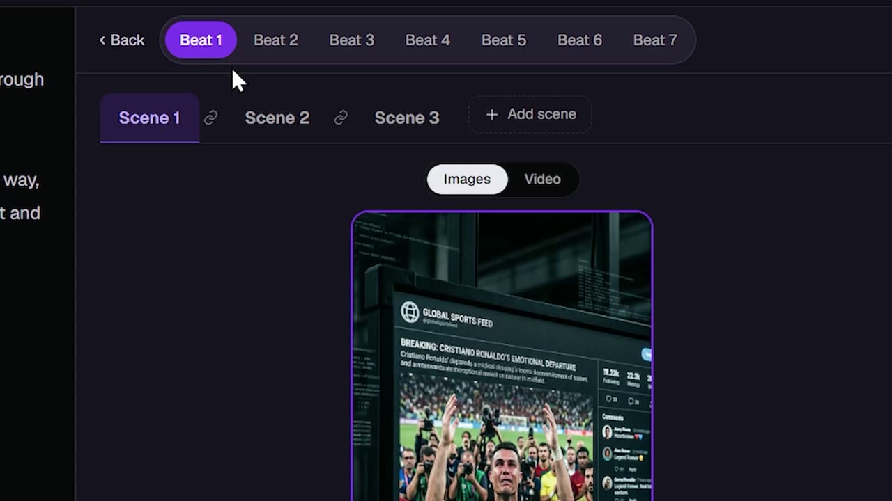 Inside the HeyFloe Studio — scene generation